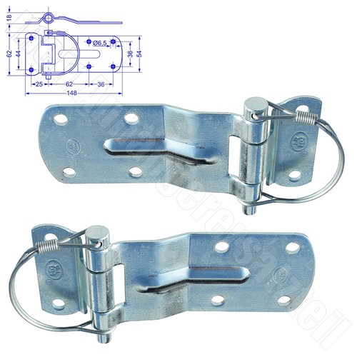 Spp türscharnier 02 115 - spp, zw-02.115