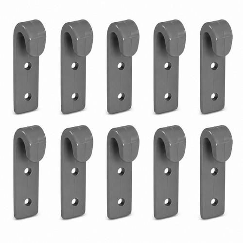 10x zweiloch planenhaken - zweiloch,