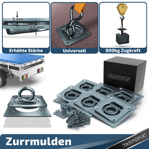Zurrösen inkl schrauben - zurrösen,