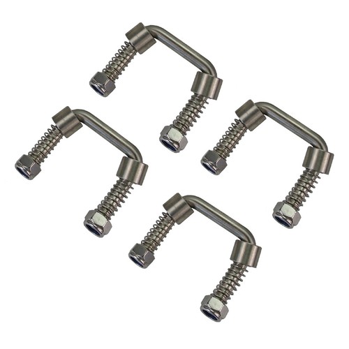 4er set edelstahl zurrbügel - set,