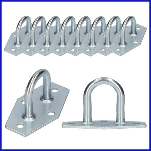 10x bügelkrampe verzinkt 30mm - bügelkrampe,