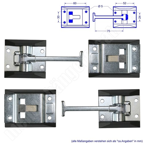 Türfeststeller türhalter - 2x,